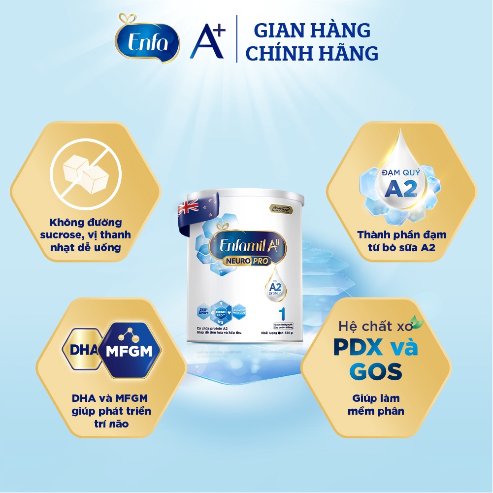 Sữa Bột ENFAMIL A2 Neuropro 1 350g