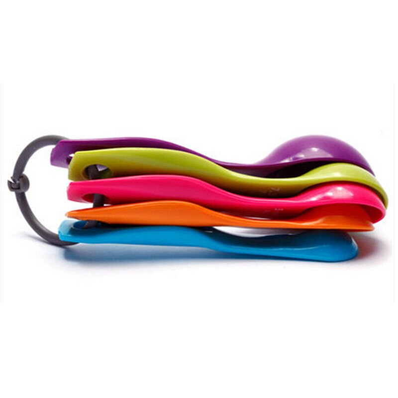 Set 5 Muỗng Nhựa Đo Lường Nhiều Màu Dễ Thương