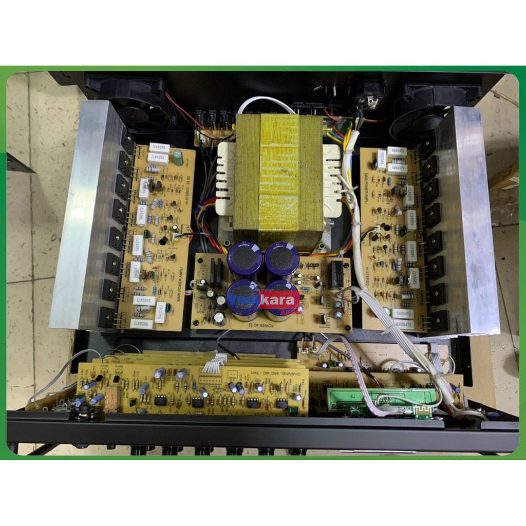 👌⚡🎤 Amply Musiton 16 sò lớn 600W, Amply Nanomax 007 CS 500W, sử dụng đôi loa 3 tấc, 4 tấc