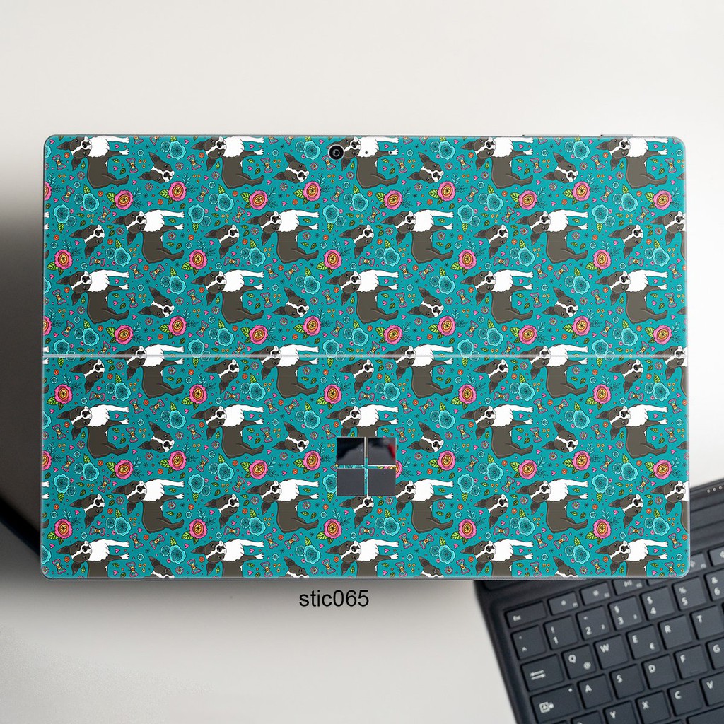 Skin dán hình Hoa văn sticker x11 cho Surface 3 2015; Go, Go 2, Go 3; Pro 2 3 4 5 6 7 8 X