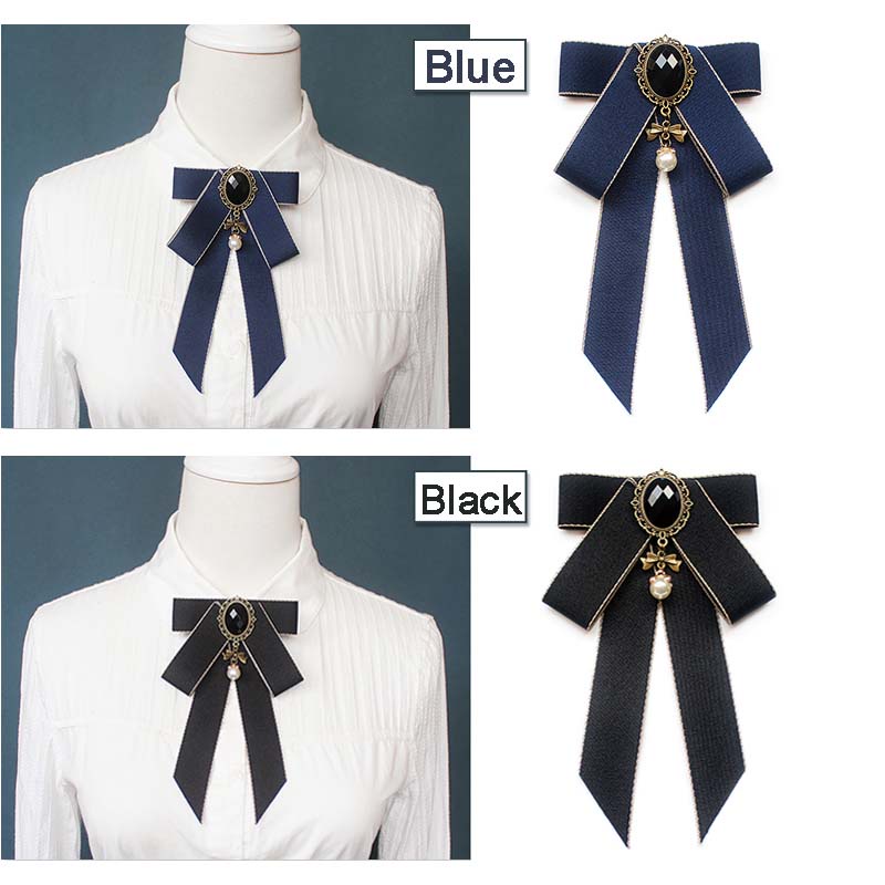 Nơ Đeo Cổ Áo Phong Cách Nữ Sinh Nhật Bản Xinh Xắn