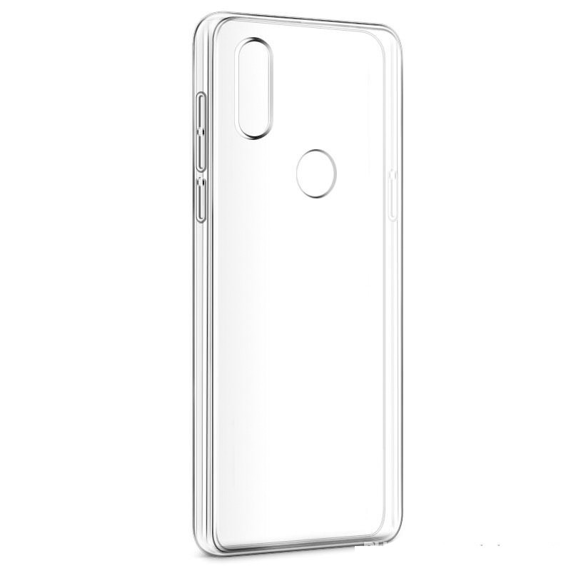 Ốp lưng dẻo silicon cho Xiaomi Mi Mix 3 hiệu Ultra thin (0.6mm, trong suốt,chống trầy) - Hàng chính hãng
