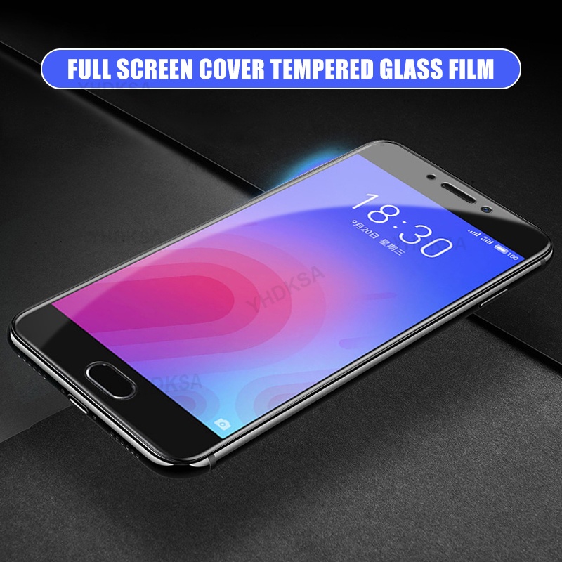 Kính Cường Lực 9D Bảo Vệ Toàn Màn Hình Cho Meizu C9 Pro M8 Lite M6S M6T M6 Note 8 9 16 16S 16XS 16T 16th