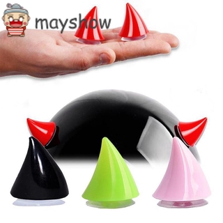 Mayshow Phụ Kiện Sừng Cao Su Silicon Hai Mặt 10 Màu Tùy Chọn Gắn Mũ Bảo Hiểm Xe Mô Tô / Mũ Bảo Hiểm Cho Bé