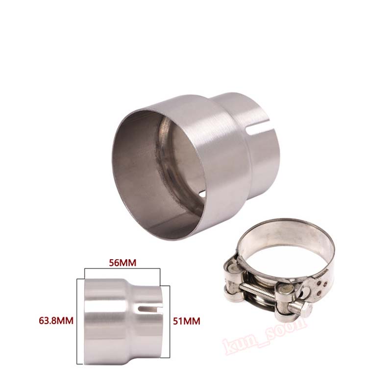 Đầu nối ống xả khí 51mm 52mm 54mm 56mm 58mm 62mm 64mm chuyên dùng