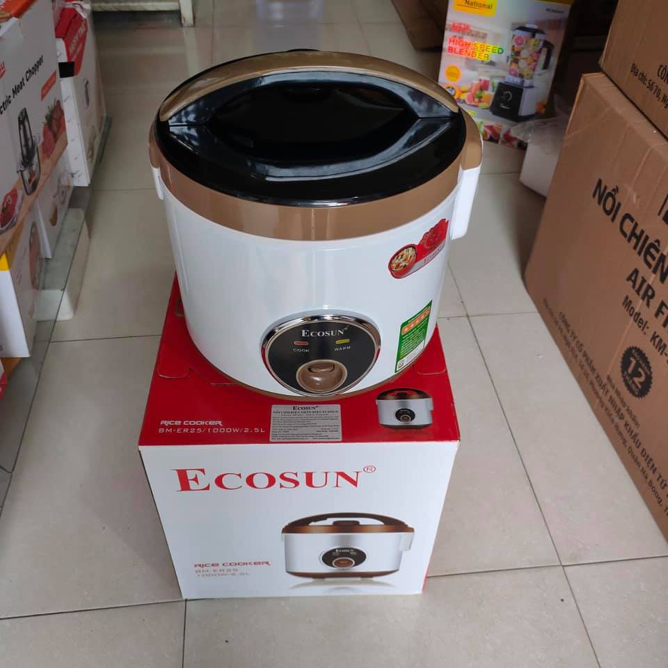 Nồi Cơm Điện ECOSUN Cao Cấp Dung Tích 1.2 Lít, 1.5 Lít, 1.8 lít và 2.5 Lít Bền Đẹp - Hàng Chính Hãng