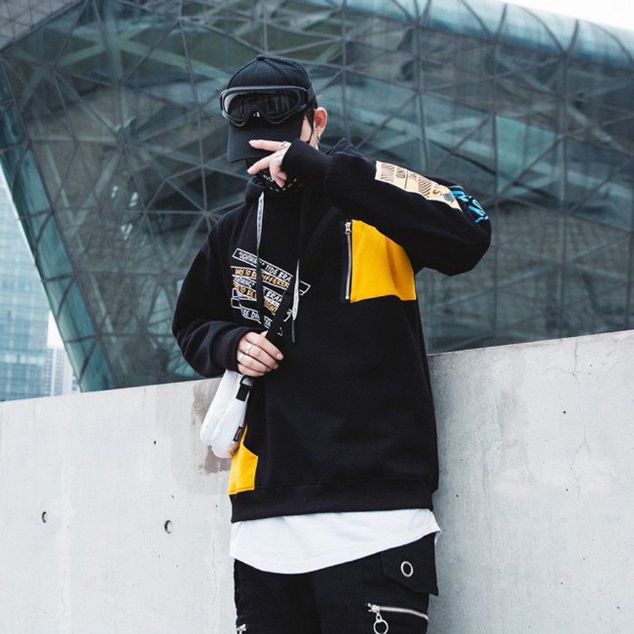 ÁO HOODIE NỈ NGOẠI Phối Zip - HD750 | BigBuy360 - bigbuy360.vn