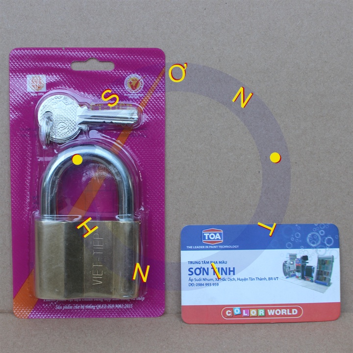 KHÓA TREO ĐỒNG VIỆT TIỆP - 1 CÁI