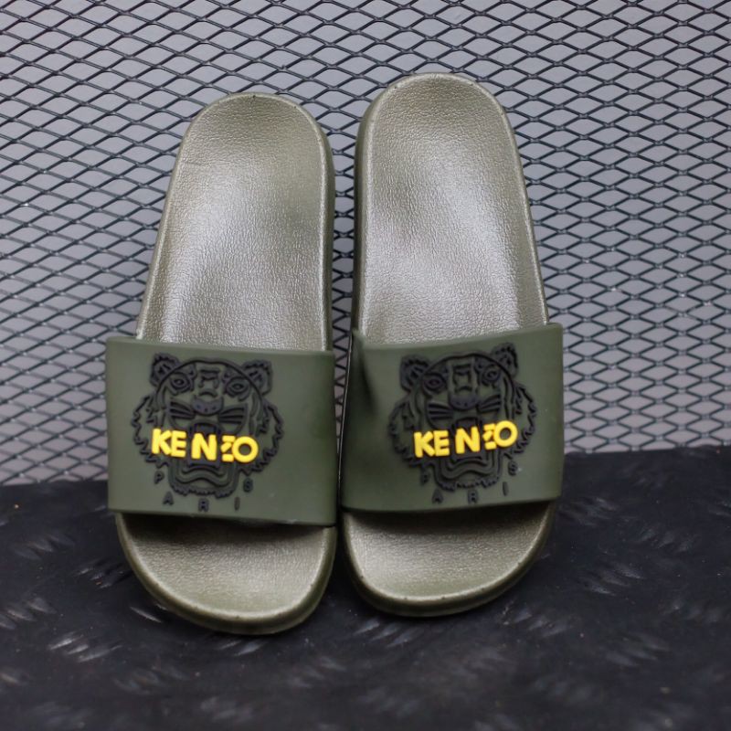 Giày Sandal Kenzo Paris Olive Màu Xanh Lá Trẻ Trung Năng Động