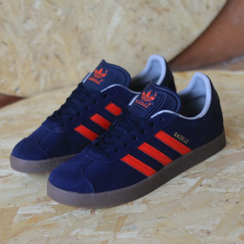 Giày Thể Thao Adidas Gazelle Màu Đỏ Navy