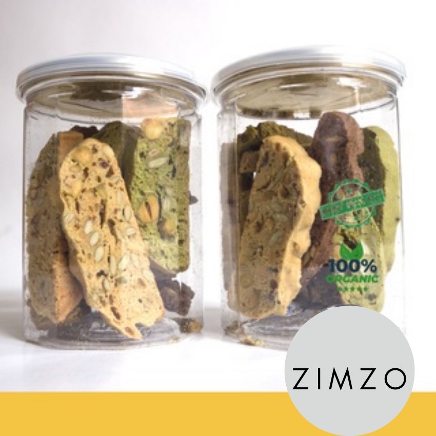 Bánh BISCOTTI ăn kiêng, bánh hạt nguyên cám  giảm cân mix 3 vị 250g SOOYUN | BigBuy360 - bigbuy360.vn