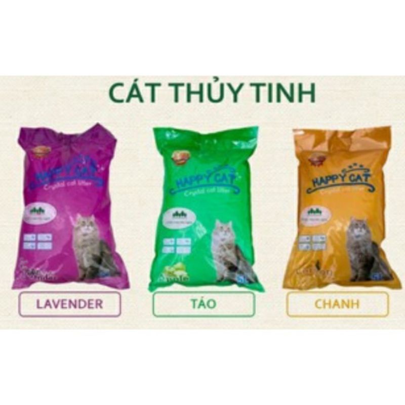 cát thủy tinh cát vệ sinh cho mèo túi 5lít