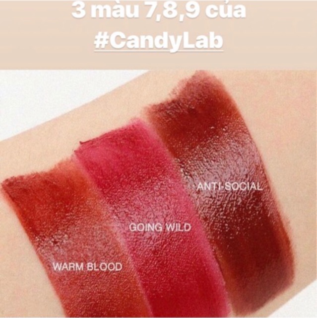 [ NEW ] SON KEM CANDY LAP | Thế Giới Skin Care