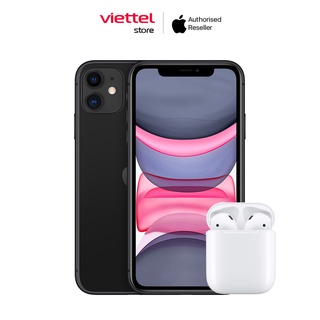 Combo apple iphone 11 và apple airpods 2 chính hãng vn/a