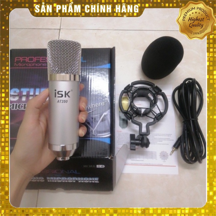 Mic Thu Âm Livestream ISK AT350 Chuyên Nghiệp Âm Thanh Cực Hay