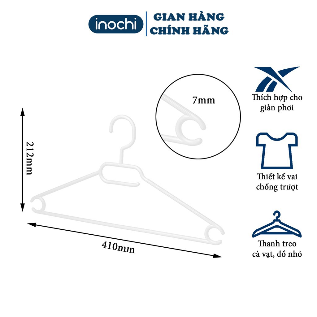 Móc treo quần áo - Móc treo đồ đa năng Inochi giúp quần áo gọn gàng tiết kiệm không gian