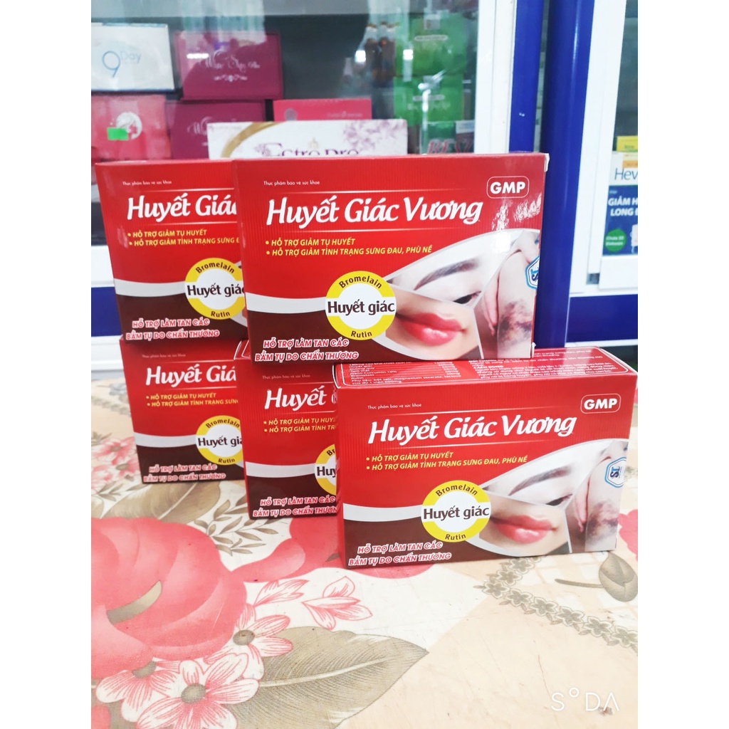 Huyết giác vương, hỗ trợ giảm tụ huyết, tan m.áu bầm, giảm tình trạng sưng đau, phù nề do chấn thương