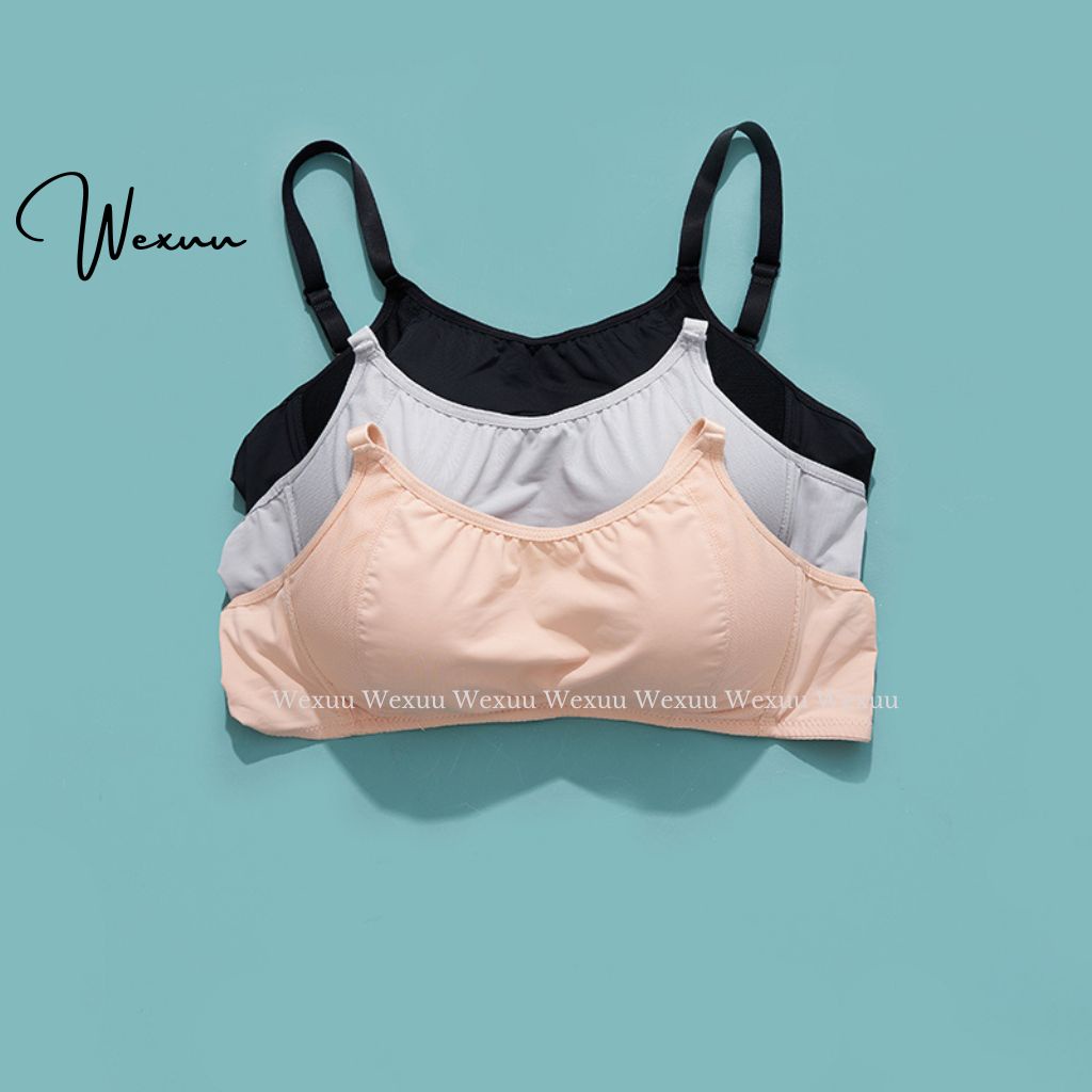 Áo ngực nữ không gọng Wexuu Design vải su đúc 2 lớp đệm mỏng dáng bra ôm ngực - AV60