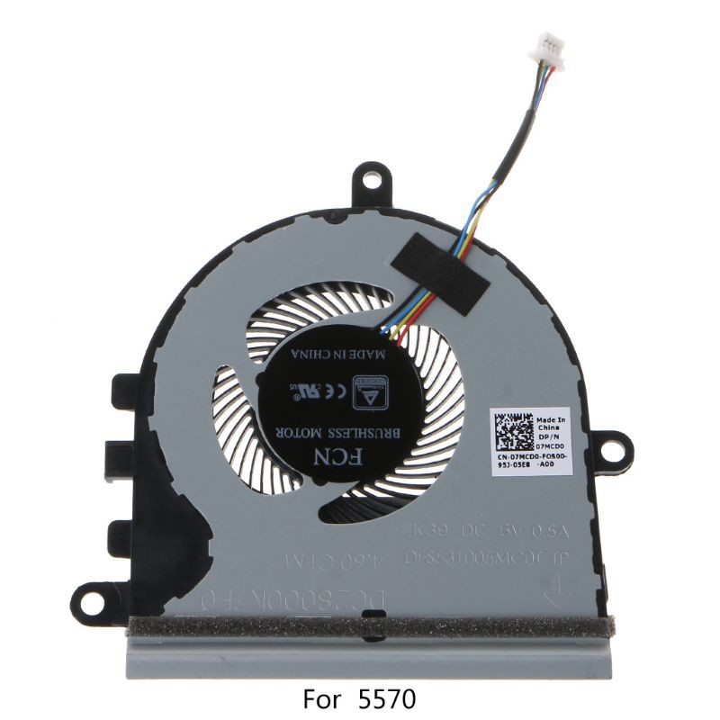 Replaced CPU Cooler Fan for Dell Inspiron 15 5570 5575 Laptop Cooling Fan