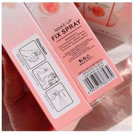 Xịt Khoáng Khóa lớp Nền Trang điểm Kiss Beauty Peachy 75ml | BigBuy360 - bigbuy360.vn