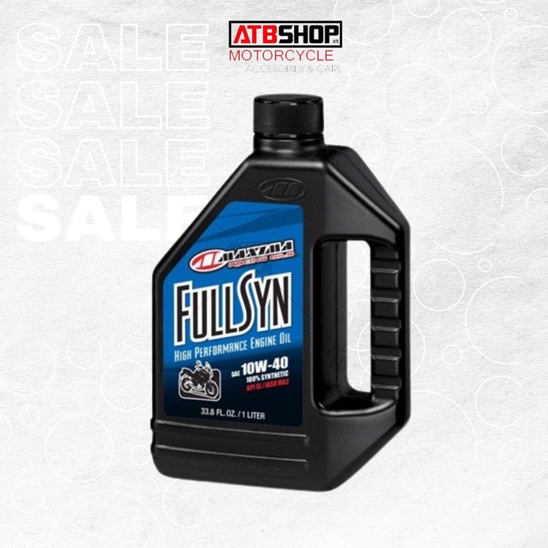 Nhớt Động Cơ 4 Thì Maxima Full Syn 10W40 100% Synthetic 1L