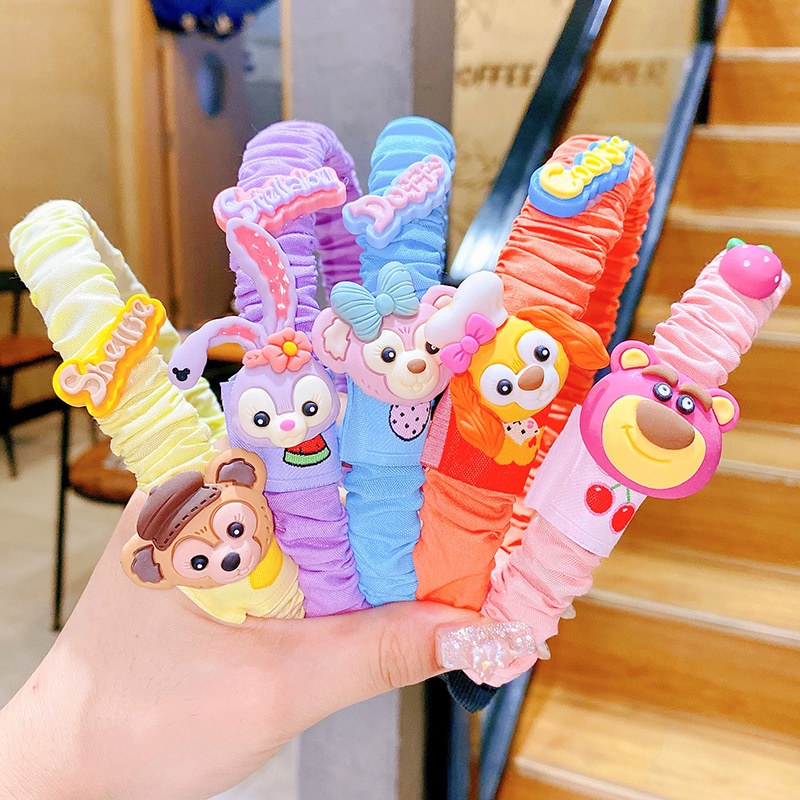 Cài Tóc Họa Tiết Hoạt Hình Dễ Thương Không Làm Đau Cho Bé Gái