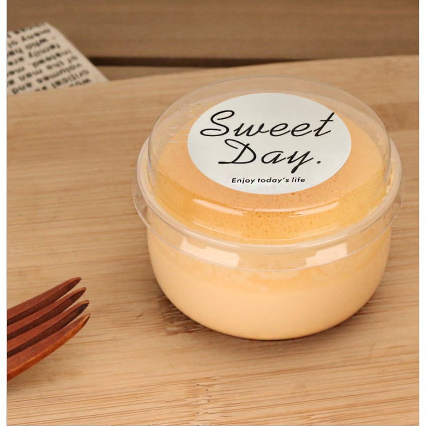 (Set 10) Cup Pudding, Cốc Pudding Béo Lùn Nướng Trực Tiếp
