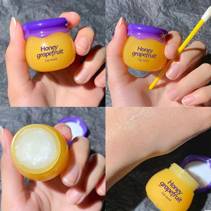[Hàng mới về] Son dưỡng môi mật ong giúp đôi môi căng mọng mềm mại kiểu dáng dễ thương