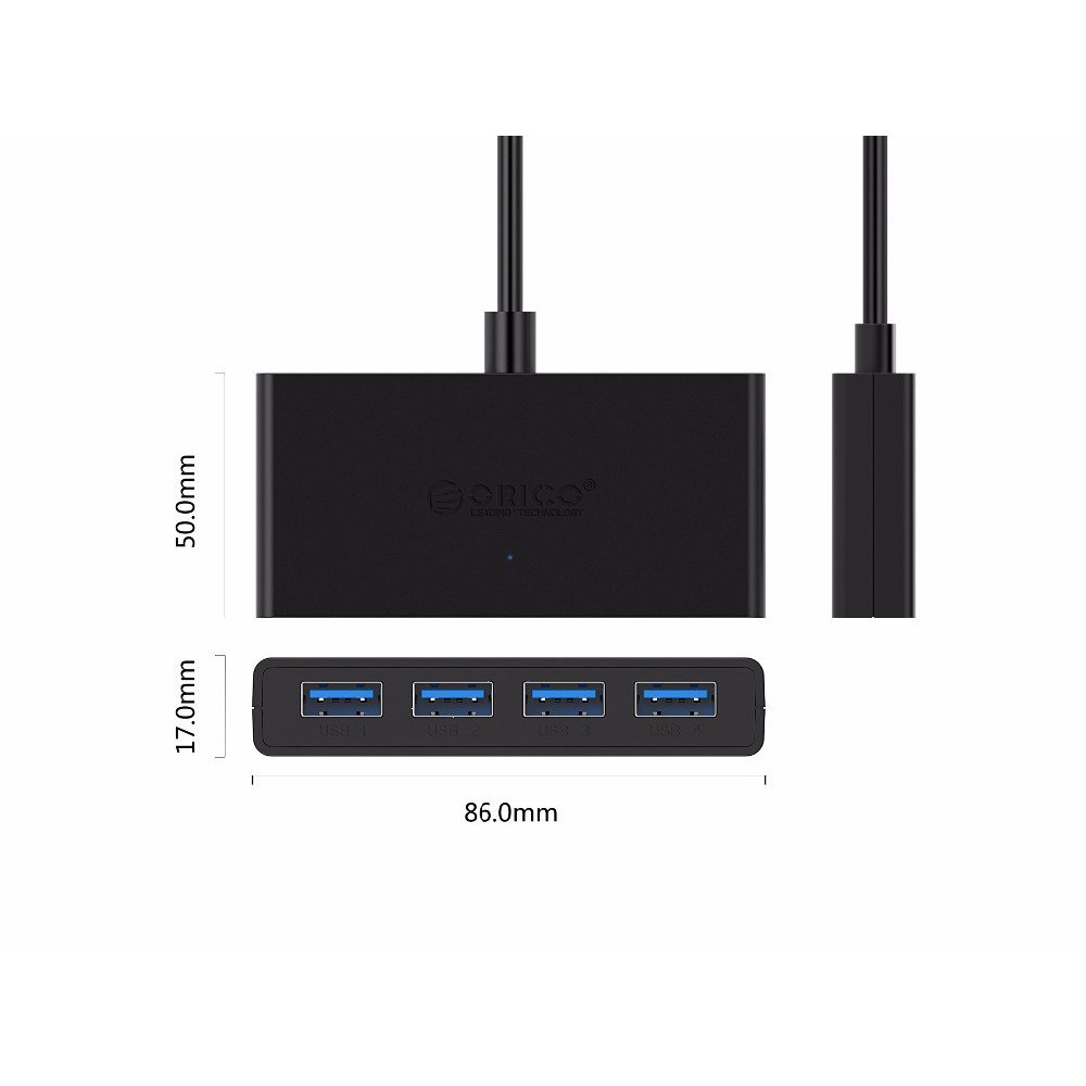 THIẾT BỊ KẾT NỐI ĐIỆN THOẠI VỚI BÀN PHÍM VÀ CHUỘT CHƠI GAME MOBILE ORICO G11-H4-U3 tặng cáp otg cho androi-dc3010
