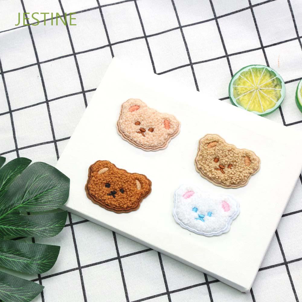 Sticker Ủi Thêu Hình Gấu Dễ Thương
