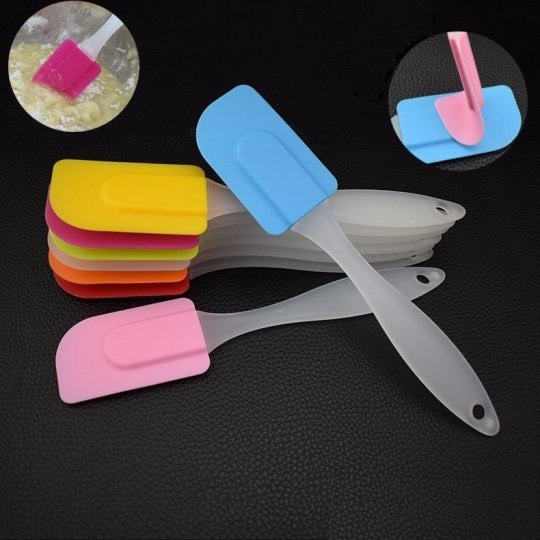 Combo 10 Phới silicone chịu nhiệt dùng để phết kem / bơ đa năng