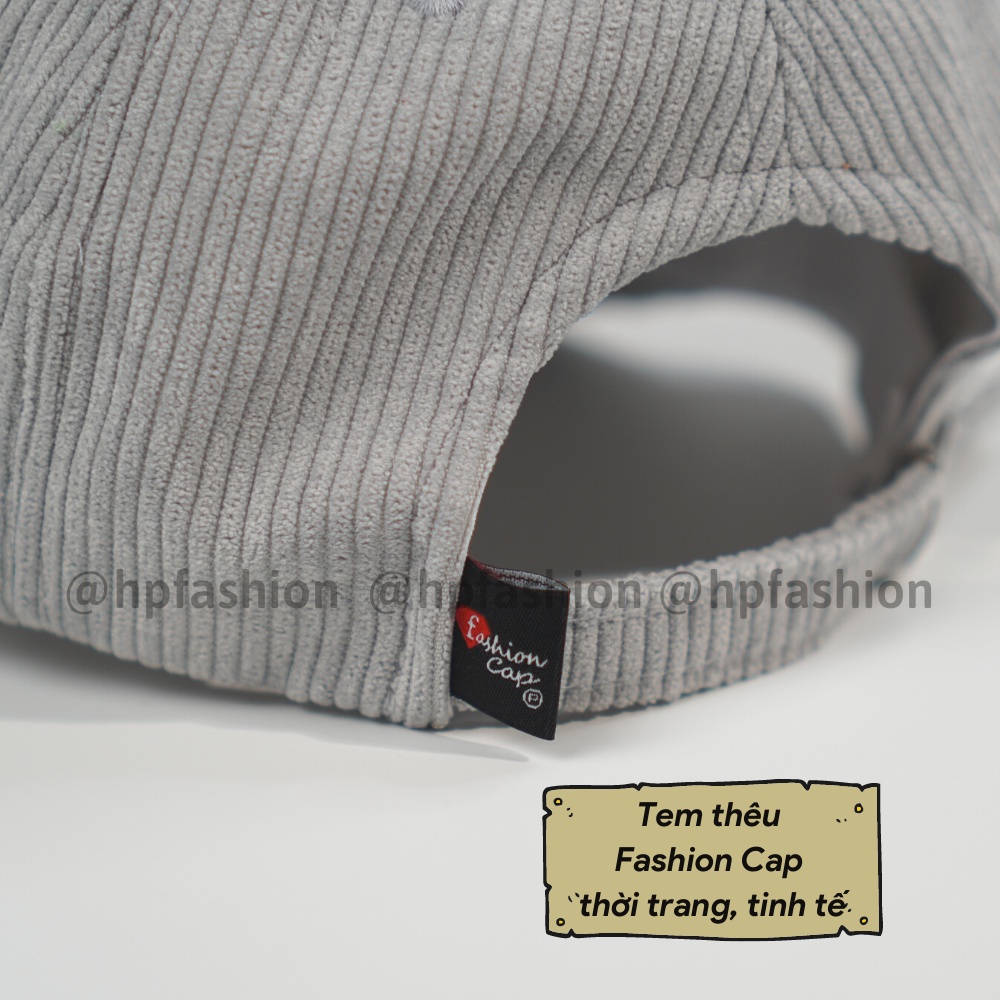 Mũ lưỡi trai ❤️ Nón kết thêu chữ BEST chất nhung tăm cao cấp form unisex nam nữ N57 - Happy Style