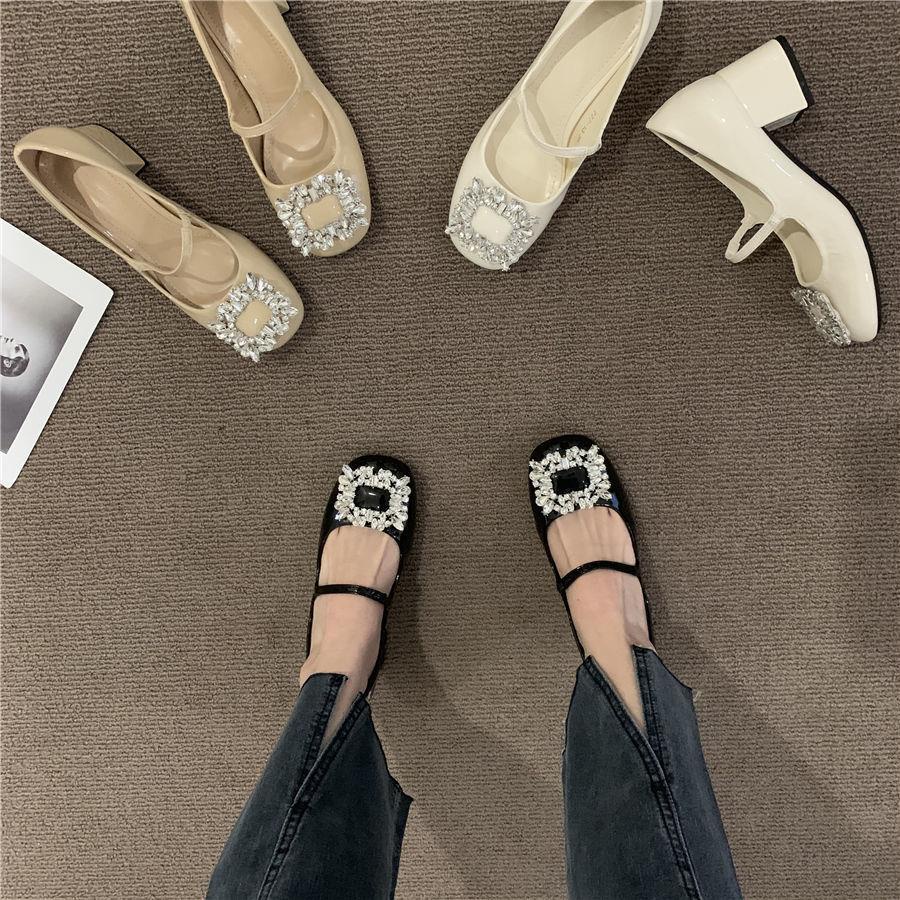 Giày thiết kế mới cao cấp thời trang mùa xuân theo phong cách Pháp dành cho nữ 2022