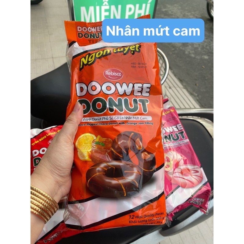 BỊCH 12 GÓI  Bánh Donut Sô Cô La 300g  - ĐỦ 6 VỊ CHỌN