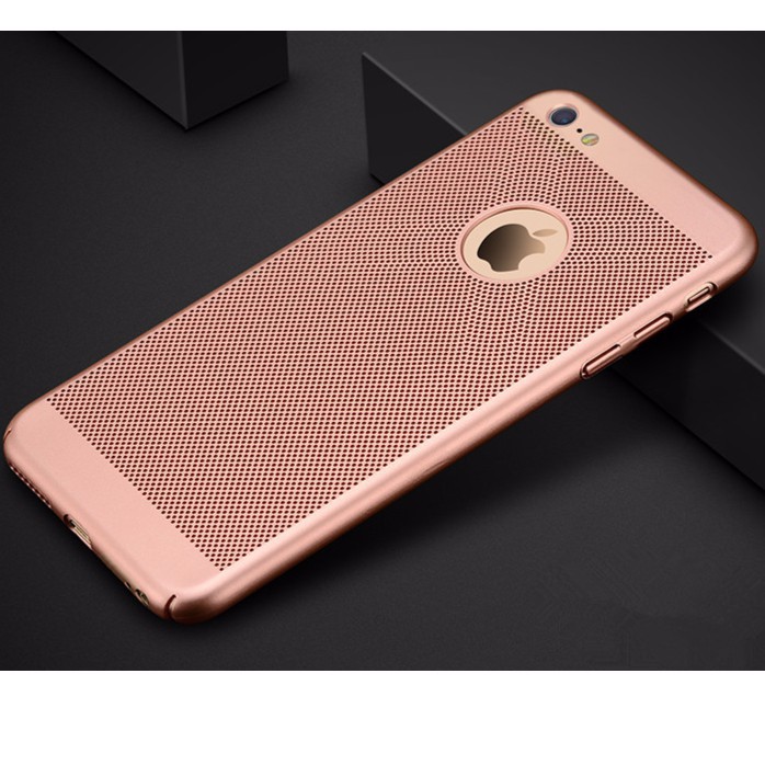 Chống ngã Tản nhiệt Lỗ thông hơi PC Khó Bảo vệ Vỏ iPhoneXS XR 8 7Plus 6 5s SE 11 Pro XS MAX