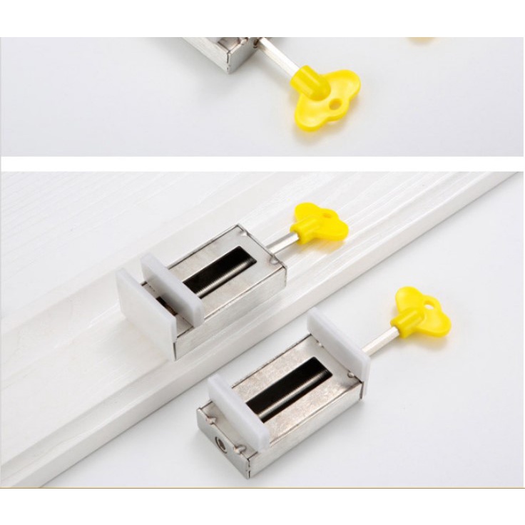 Chốt chặn cửa hợp kim nhôm thông minh tiện dụng, chốt khóa cửa hợp kim chống gỉ bền đẹp