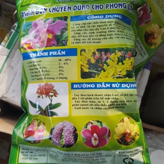 Phân bón tan chậm cao cấp chuyên dùng cho phong lan