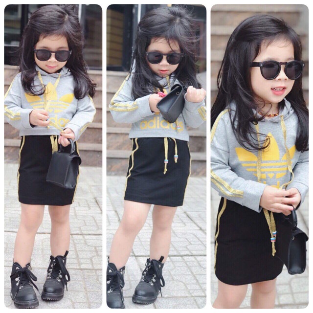 Set váy bộ cho bé