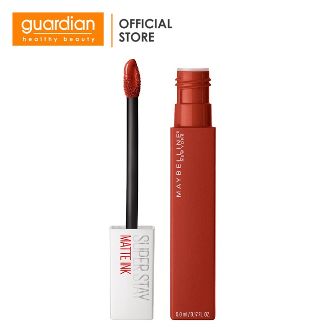 Son kem chuẩn lì giữ màu 16h Maybelline Super Stay Matte Ink Phiên Bản City (5ml) Tông 117 Ground Breaker