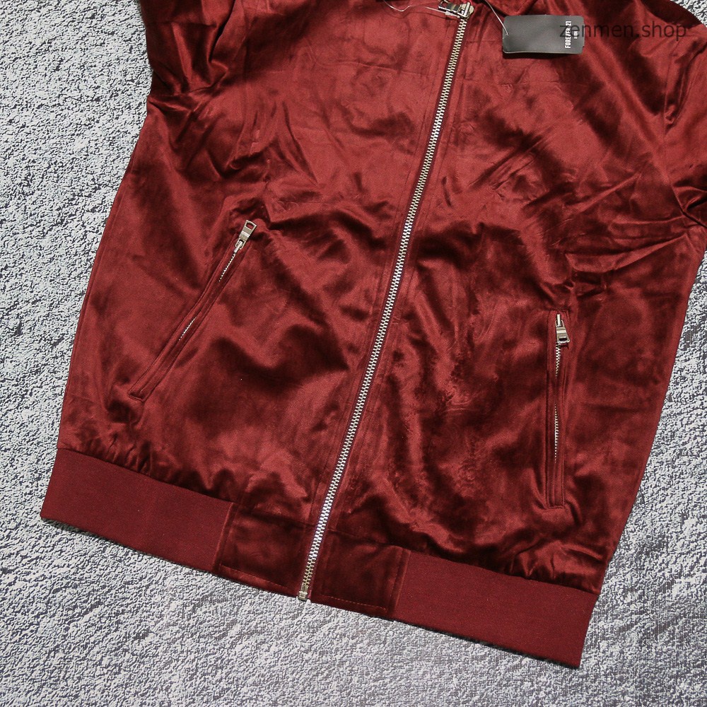 Áo Khoác Bomber F21 Chính Hãng Chất Nhung Cực Đẹp