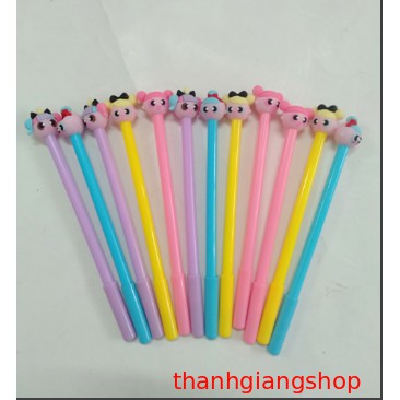 Bút nước hình siêu cute, Hộp 12 Bút bi nước nhiều hình dễ thương