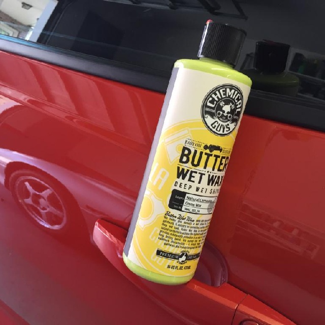 WAX KEM DỄ DÙNG hương chuối thương hiệu Chemical Guys Butter Wet Wax - Mỹ - Dung tích 473ml