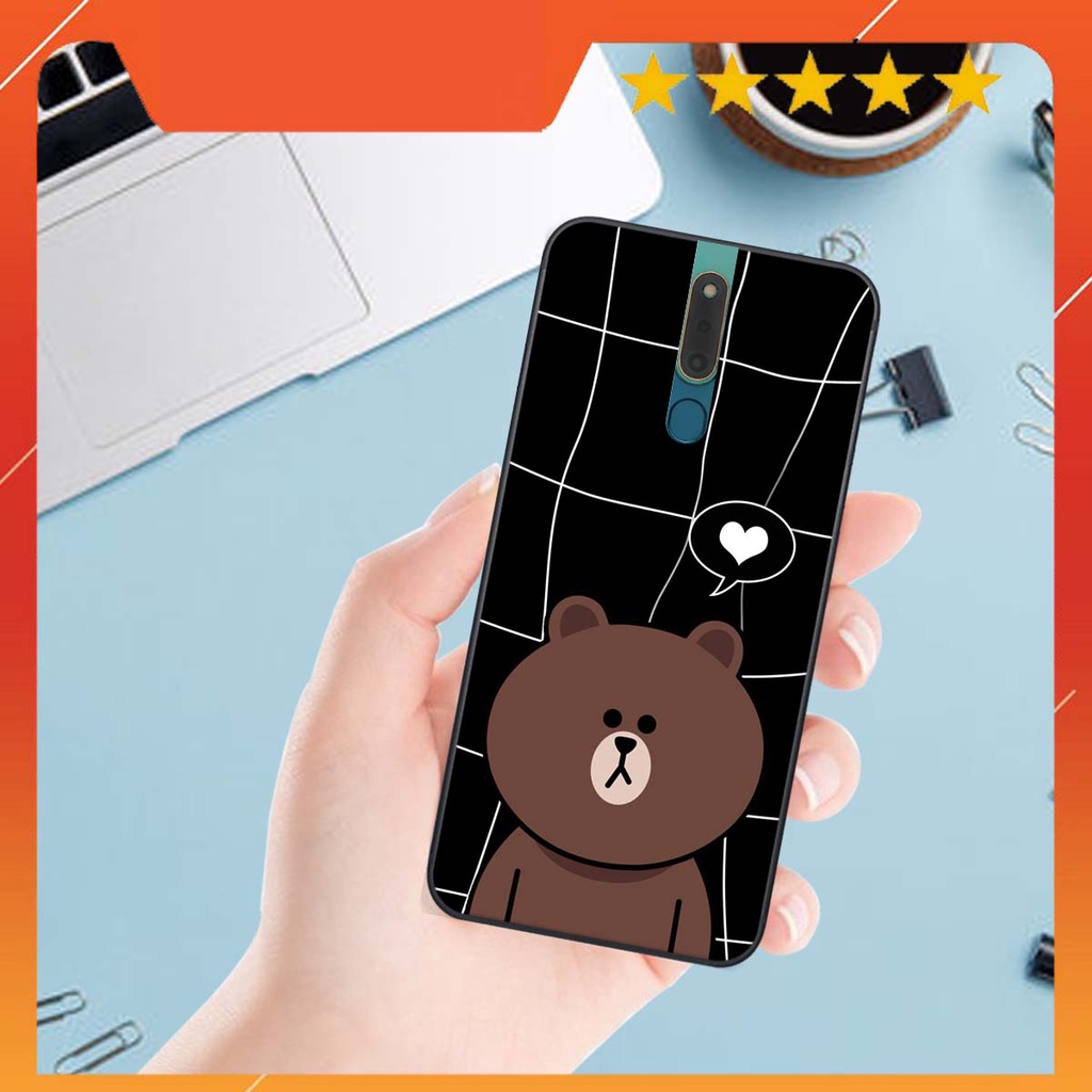 Ốp lưng Oppo F11 / F11 PRO in hình khủng long , gấu nâu xinh xắn, siêu cute  mà còn vô cùng RẺ -ĐẸP
