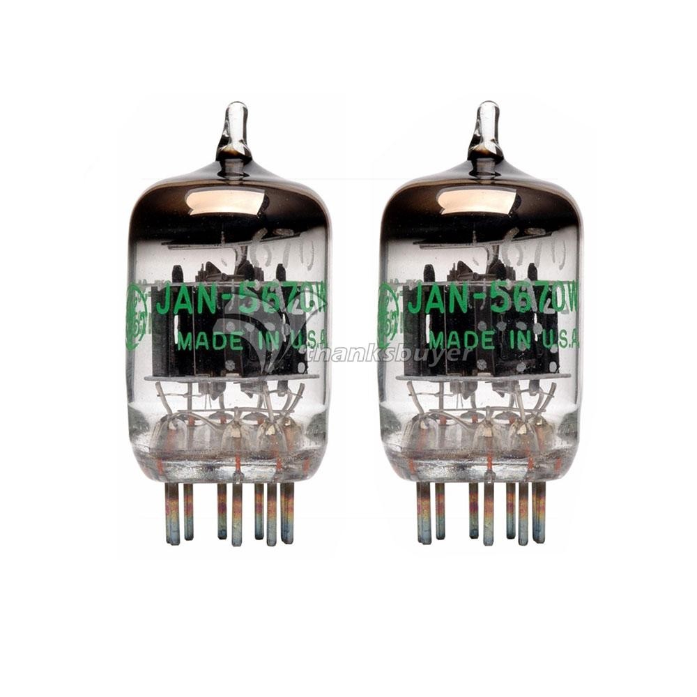 2 chiếc GE 5670W 5670 2C51 JAN G.E. Ống ỐNG Western Electric 396A