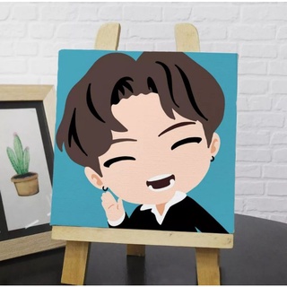 Tranh tô màu số hóa chibi BTS Dynamite