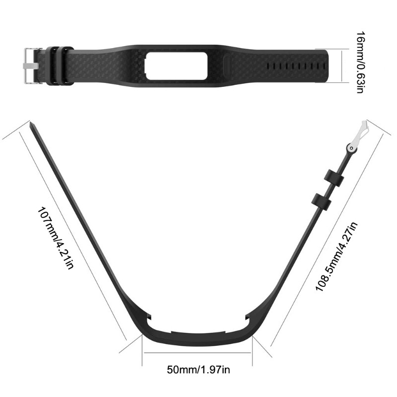 Dây đeo thay thế bằng silicone mềm cho Garmin Vivofit