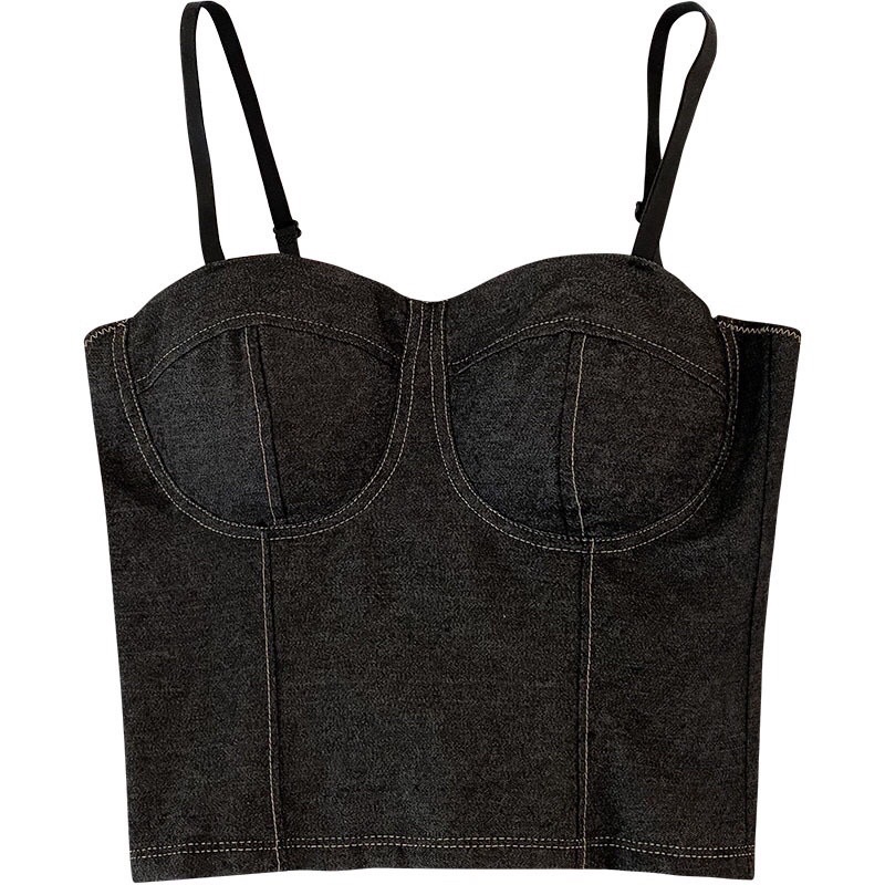 Áo Bra Corset leg jeans Có Thun Bo Lưng Co Giãn Khi Mặc Minhduongct
