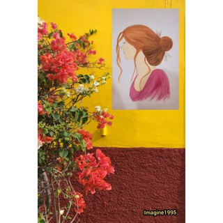 Tranh decor, tranh canvas cô gái - trang trí nhà cửa 🍁