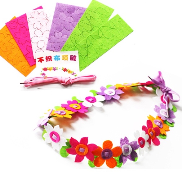 Vòng hoa đội đầu handmade