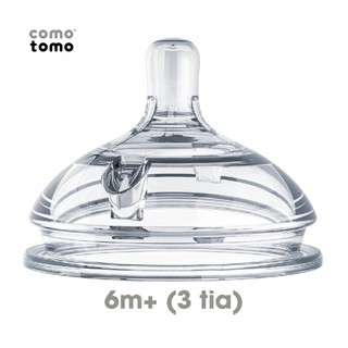 Núm ti silicone comotomo 3 tia cho bé 6+ tháng